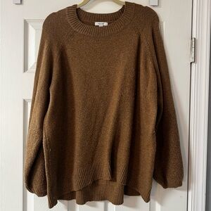 Nine West Brown Crew Neck Sweater
